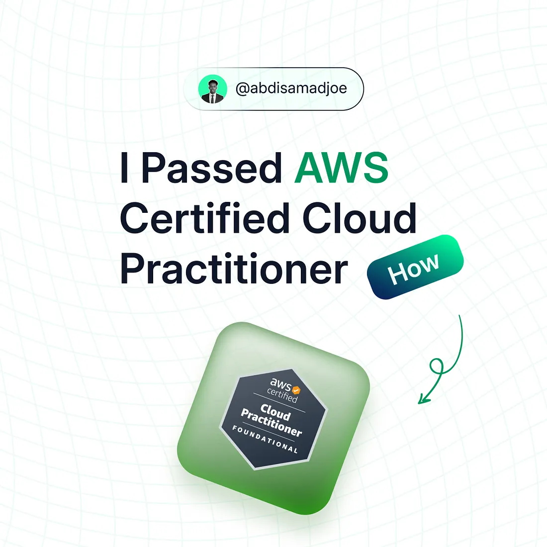 AWS Certified Cloud Practitioner badge